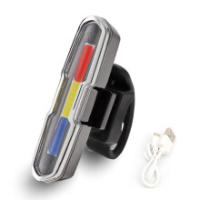 COB LED bike tail light USB-rechargeable 1 piece