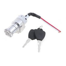 Mosiee acculader met contactslot en 2 sleutels voor motorfiets en elektrische fiets
