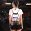 Clear Drawstring Backpack with Zipper Pocket 1 Pack 1
