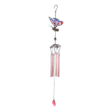 Carillons éoliens décoratifs de jardin FFENYAN 3D, artisanat en fer tridimensionnel, carillons éoliens créatifs en métal et verre