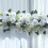 Artificial Rose Flower Arrangement For Wedding Reception-White 5