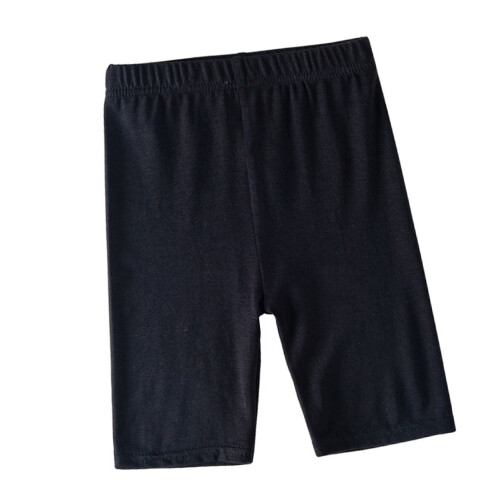 Baby Girl Elastic Thin Shorts Black