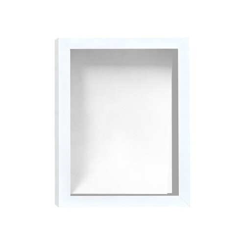 Elegante, mit Glas umschlossene Präsentationsbox, geeignet-Weiß