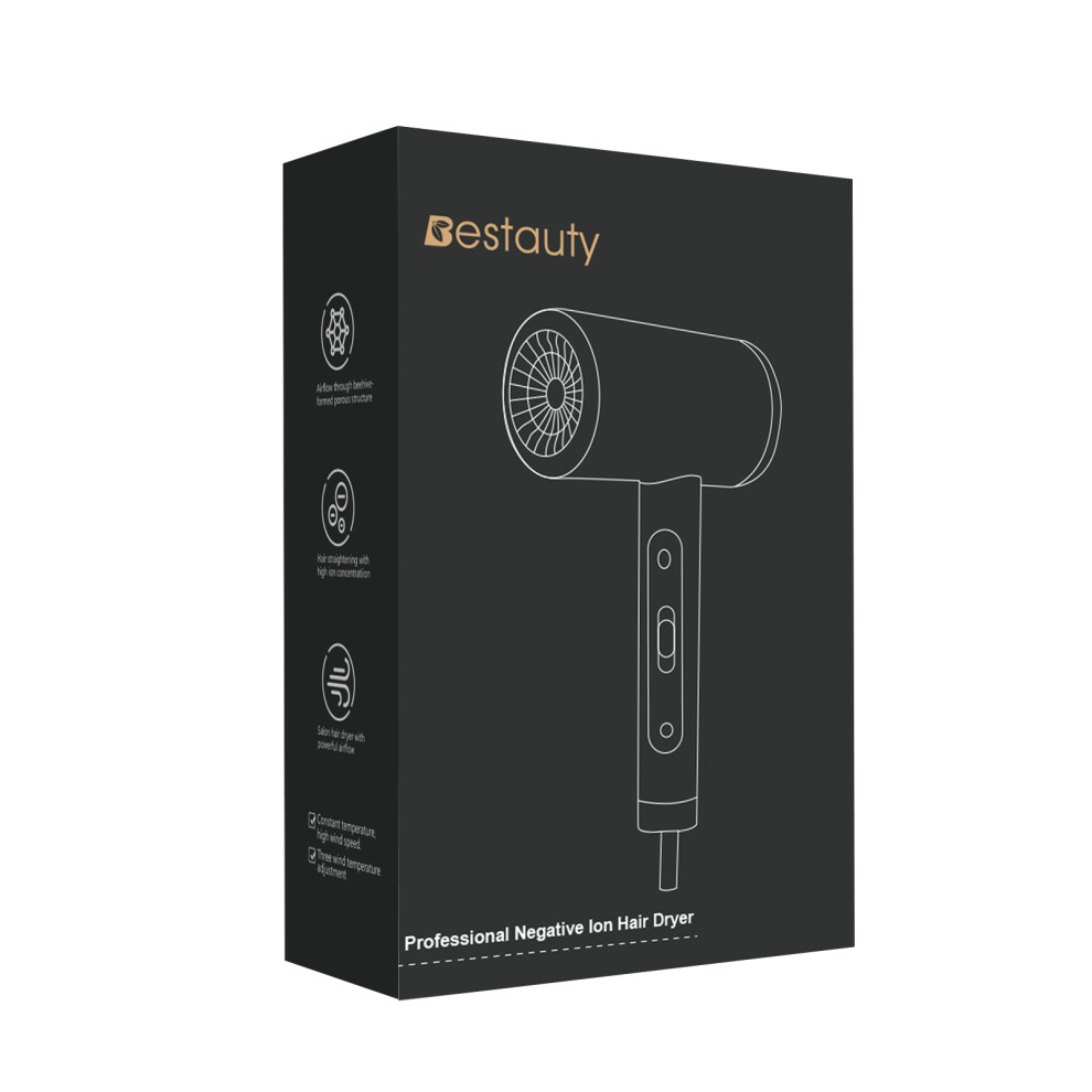 Blue Negative Ion Hair Dryer Cold Hot