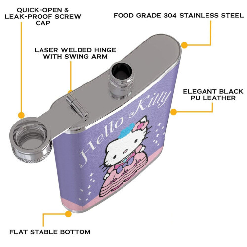 Hello Kitty rostfri flaska 237 ml 2