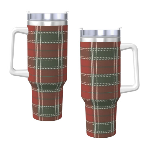 Personlig julepledd-glass i rustfritt stål, 40 oz 2