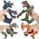 4-Pack Dino Finger Puppets Bath Toys 1