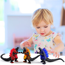 6PCS Funny Monster PVC Statues
