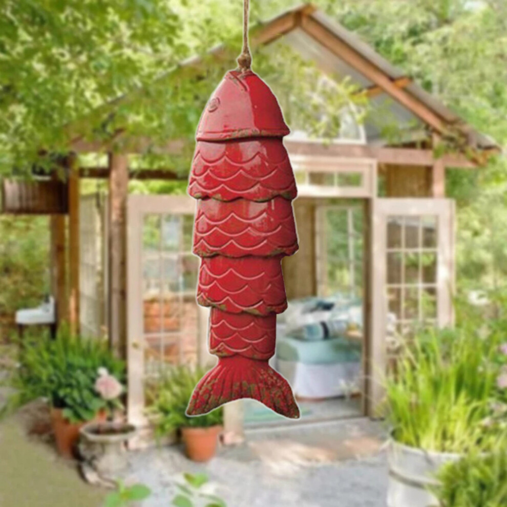 Koi Fish Wind Chime for Garden Decoration