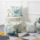 Fodere per cuscini primaverili in stile rustico, set da 4 pezzi (45x45 cm) 3