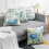 Fodere per cuscini primaverili in stile rustico, set da 4 pezzi (45x45 cm) 4