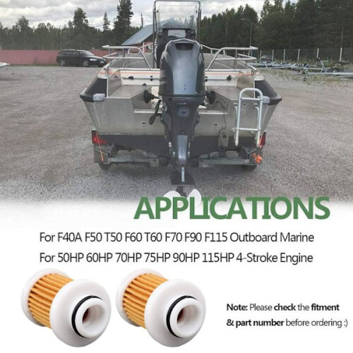 Yamaha outboard fuel filter 6D8-WS24A-00 2 pcs 1