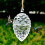 Glass hummingbird feeder pinecone shape pink 6