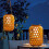 Solar Hanging Lantern Outdoor Garden Light 1 Pack 2