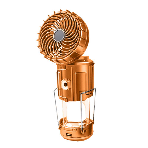 LED-Campinglaterne mit Ventilator, solaraufladbar, 6-in-1 1