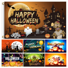 Διακοσμητικό banner για το Halloween, εσωτερική φθινοπωρινή διακόσμηση σπιτιού