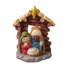 Jesus Birth Resin Statue Religious Home Decor 1pc