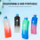 Gourde Lksixu Gradient 300 ml (10 oz) sans BPA et étanche 2