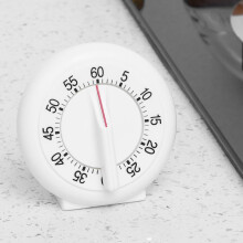 Mechanikus konyhai időzítő, kerek, 60 perces