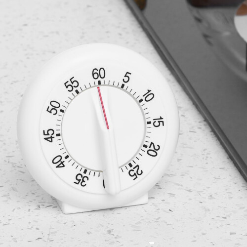 Mekanisk kjøkkentimer rund form 60 minutter