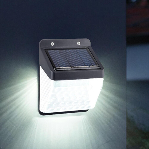 Solcellsdriven LED-strålkastare med rörelsesensor IP65 1-pack 1