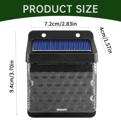Solcellsdriven LED-strålkastare med rörelsesensor IP65 1-pack 2