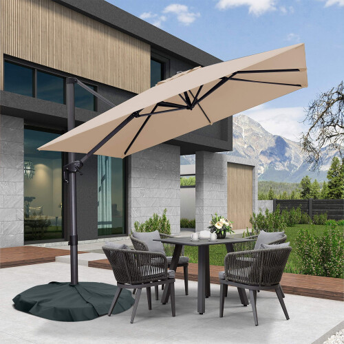 Housse de protection imperméable pour pied de parasol de jardin 1