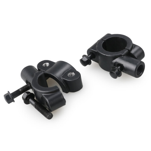 Aluminium Motorcycle Mirror Adapter Pair 5x4x2cm 1
