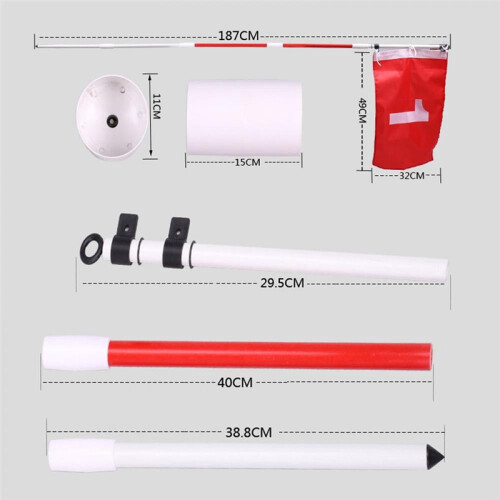 Prettyui Golf Practice Flagsticks Standard 1