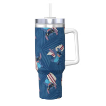 Personalizovaný hrnek z nerezové oceli o objemu 40 oz s motivem Stitch
