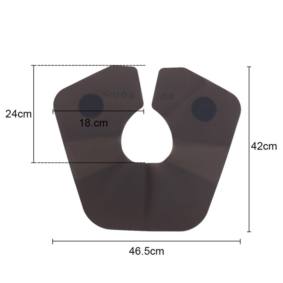 Black Rubber Hair Salon Cutting Collar