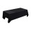 Mantel rectangular de plástico plateado Kiteky de 54 x 108 pulgadas. 1