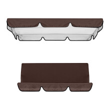 Juego de fundas de repuesto para toldo de columpio de porche 164x114x15cm +