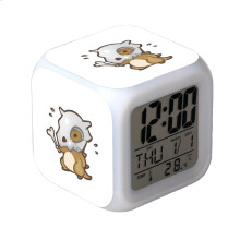 LED-Wecker mit Pokémon-Motiv, digitaler Tischwecker