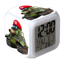 LED-Wecker im Super Mario Design, 12-/24-Stunden-Anzeige