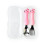 Baby Spoon Fork Set Stainless Steel Pink Plastic 9
