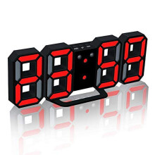 LINLIN3D Digitalwecker LED-Wanduhr mit 3
