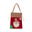 Weihnachtsgeschenktüten, karierte Stricktaschen, 12 Stück 1