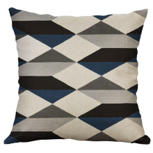 Clúdach Pillow Patrún Geoiméadrach 60x60cm
