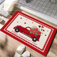Felpudo LOOPSUN para el Día de San Valentín para salón o dormitorio