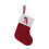 Moocorvic Kleine Weihnachtsstrümpfe, rot, Plüsch, 18 cm 1