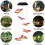 Jacenvly outdoor Christmas lights color-changing 20ft 1