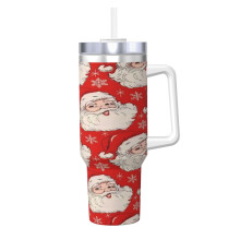 Personalized Christmas Tumbler 40 oz Stainless Steel with