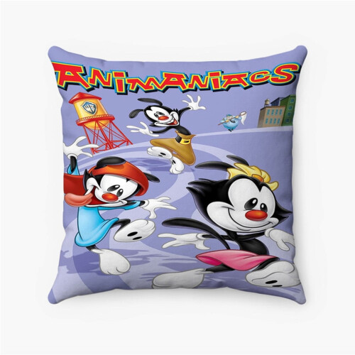 Animaniacs kussensloop op maat, vierkant, gesponnen polyester