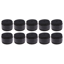 Black racket overgrip anti-perforated super absorbent 10 pcs