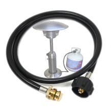 Kit d'adaptateur pour tuyau de réservoir de propane de 1 lb à 20 lb