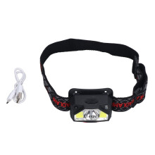 LED čelovka s ultra jasným svetlom, nabíjateľná cez USB
