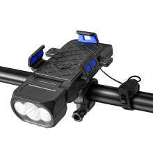LED Rechargeable Bicycle Headlight with USB Charging