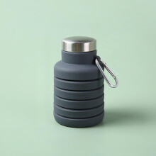 Gourde pliable en silicone pour le sport, 500 ml