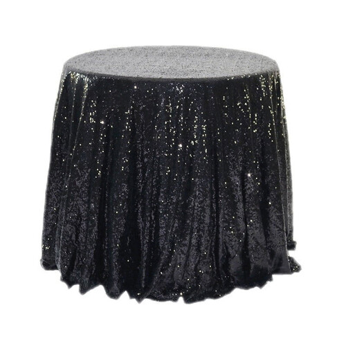 Runde Pailletten-Tischdecke, kleine Größe